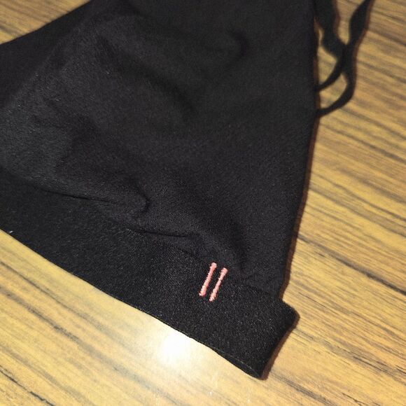 STANCE Sz M 3pc Triangle Back Closure Adjustable Black & Printed Bralette Lot - Picture 5 of 8